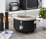 Swan Retro SF17021BN Slow Cooker 3.5 L 3 Settings Keep Warm Black view 6