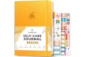 Clever Fox Self-Care Journal – Wellness & Daily Reflection Notebook – Mental Health & Personal Development Journal – Self-Car