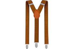 trilece Suspenders for Men - Adjustable Y Back Costume Tuxedo Dress Suspender 3 Strong Clips
