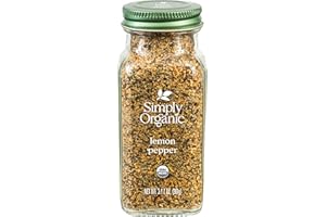 Simply Organic Lemon Pepper - Certified Organic, Kosher | 3.17 Ounce (Pack of 1)