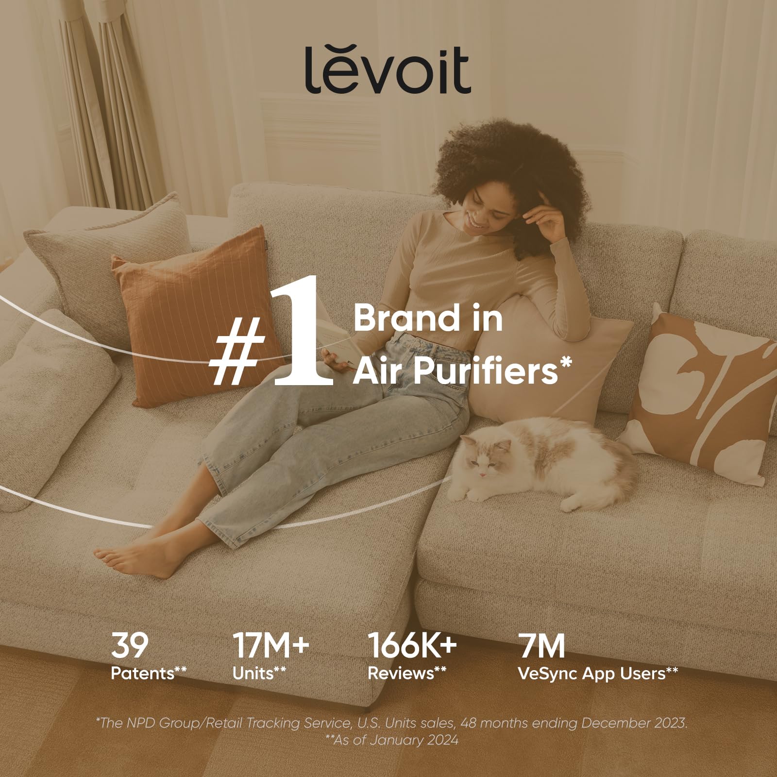 LEVOIT Air Purifiers for Bedroom Home Dorm, 3-in-1 Filter Cleaner with Fragrance Sponge for Better Sleep, Filters Smoke, Allergies, Pet Dander, Odor, Dust, Office, Desktop, Core Mini-P, White