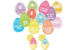 HYPERLAMA 70+ Wooden Easter Egg Tokens, Basket Egg Hunt Tokens Stuffers, Easter Egg Filler Set, Easter Egg Fillers, Toddler Easter Basket, Easter Gifts For Baby, Kid, Toddler (Reward Tokens)
