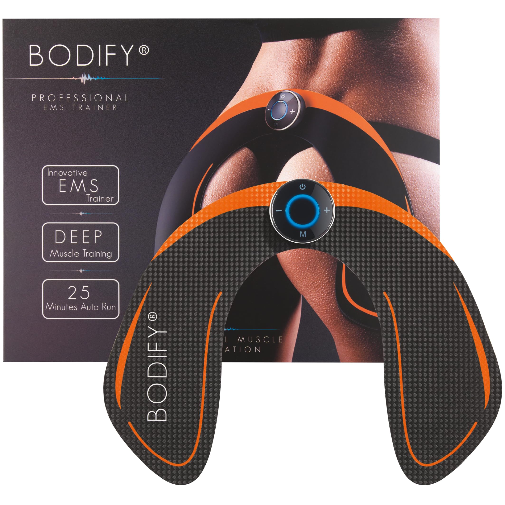 Bodify® EMS butt trainer – Targeted stimulation of the butt muscles – Muscle toning – Stimulator butt muscles – Buttock trainer for men and women THE ORIGINAL