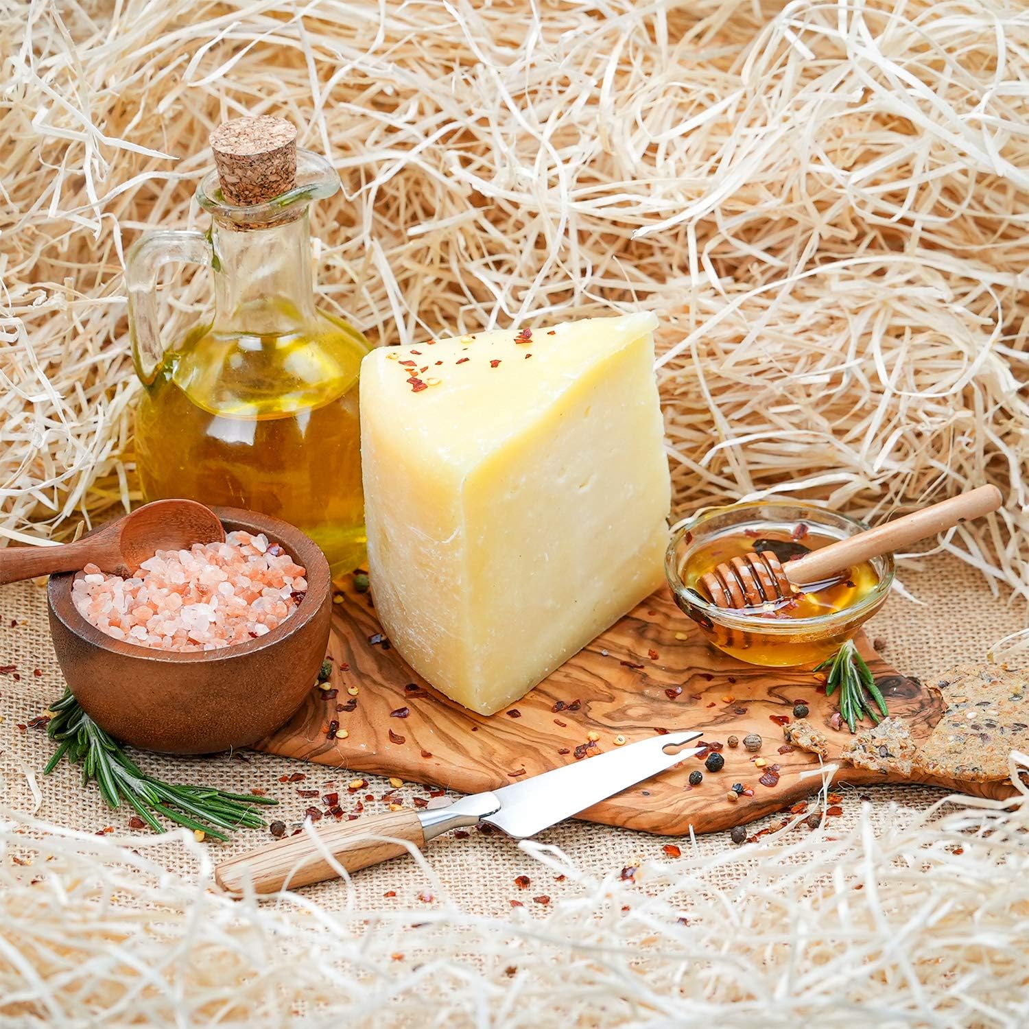 Italian Cheese Pecorino Toscano Fresco - 1 LB / 454 G