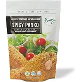 Pereg Spicy Panko Bread Crumbs - 9 Oz - Breadcrumbs with Hot Spicy Flavor &ndash; Best for Coating &amp; Stuffing - Schnitzel, Seafood, Poultry, Vegetables, Meatballs(Pack of 1)