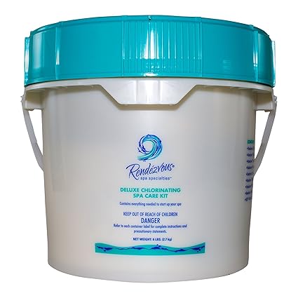 Rendezvous Chlorine Deluxe Spa Hot Tub Start Up Chemical Care Kit Guide