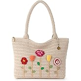The Sak Crafted Classics Tote Bag - Hand Crochet Women's Purse For Everyday, Travel, Beach Bag - Carryall Shoulder Bag Straps