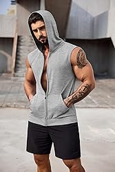 COOFANDY Gym Workout Shirts for Men Pack Cutoff
