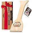 Easy Function Grill Scraper - Wooden BBQ Grill Brush Cleaner Alternative - Uses Powerful QuicKClean Technology to Faultlessly