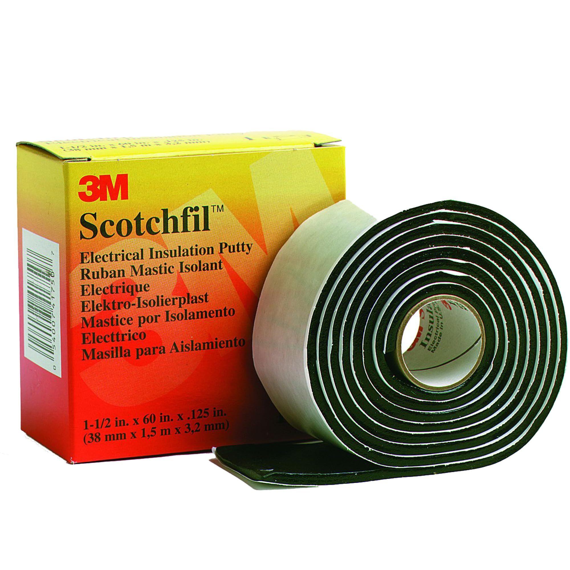 3M Rubber band Scotchfil™ (L x W) 1.5 m x 38 mm Black Butyl rubber Scotchfil