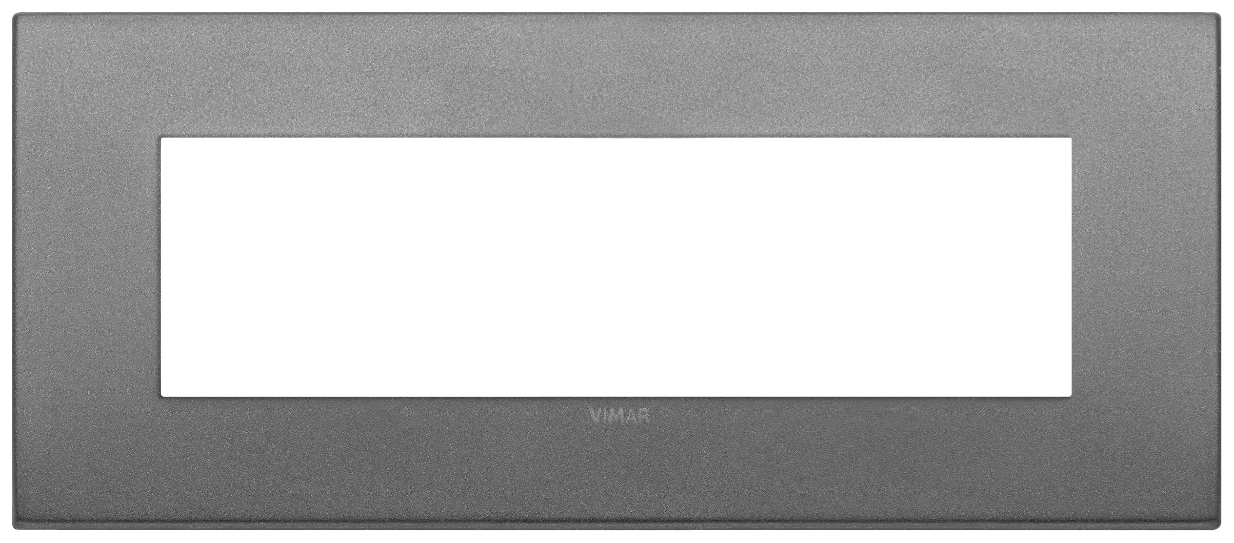 Vimar 19957.02 Arké fit Plate 7 modules, Metal, Slate matt