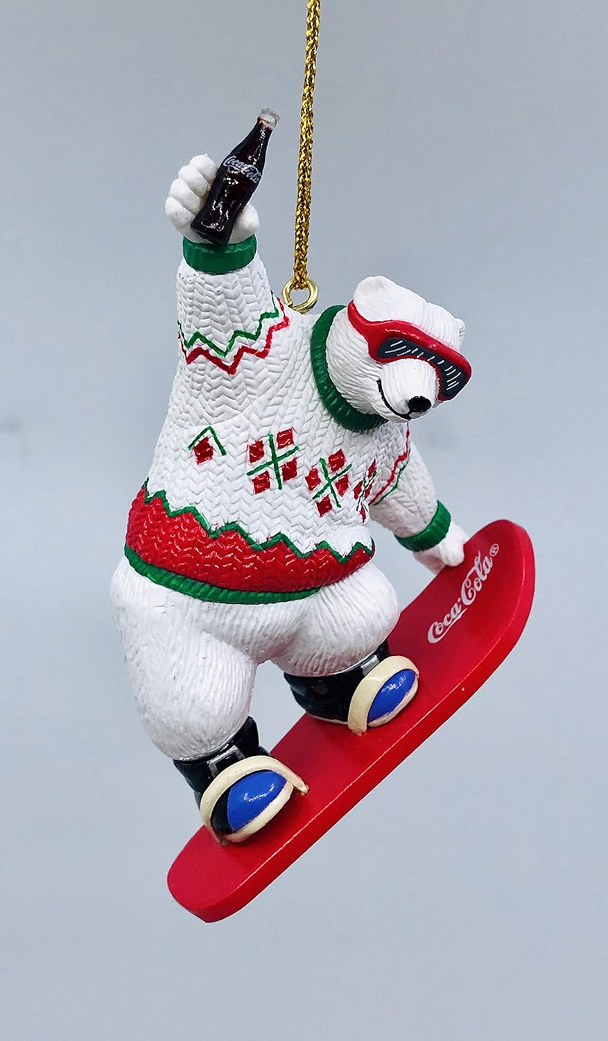 Buy CocaCola Coke Polar Bear Collection Snowboarding Bear Christmas