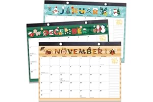 WINDRIO 2026 Desk Calendar Wall Calendars, Large 17" x 12", November 2025 - December 2026 Monthly Planner Desktop, Months Planning Organizing for Home, School, Office, Holiday, Doodle