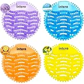 48 PACK Urinal Screen Deodorizer, 3D Wave Anti-Splash Odor Protection Urinal Cakes for Men Toilets, Long-Lasting Fresh Scents
