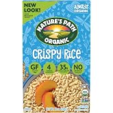 Nature's Path Organic Crispy Rice Cereal, 10 oz (Pack of 1) | Gluten-Free 35g Whole Grains: Light, crisp brown rice cereal wi