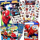Spiderman Coloring and Activity Books Bundle with Imagine Ink Coloring Book, Stickers, and More