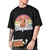 Tehg & Tuhg Custom Photo Tshirt Design Your Own, Personalized Shirts for Men Women, Gift for Him Her on Birthday Anniversary