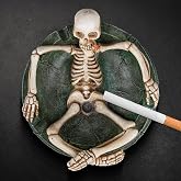 Skull Ashtray - 5.3inch Cool Ash Tray Ashtray for Weed Novelty Ashtray | Weed Ashtray & Funny Ash Tray, Cool Halloween Smoking Accessories for Weed Marijuana Accessory