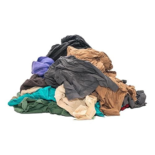 Buffalo Industries (10085PB) Recycled Multicolored T-Shirt Cloth Rags ...