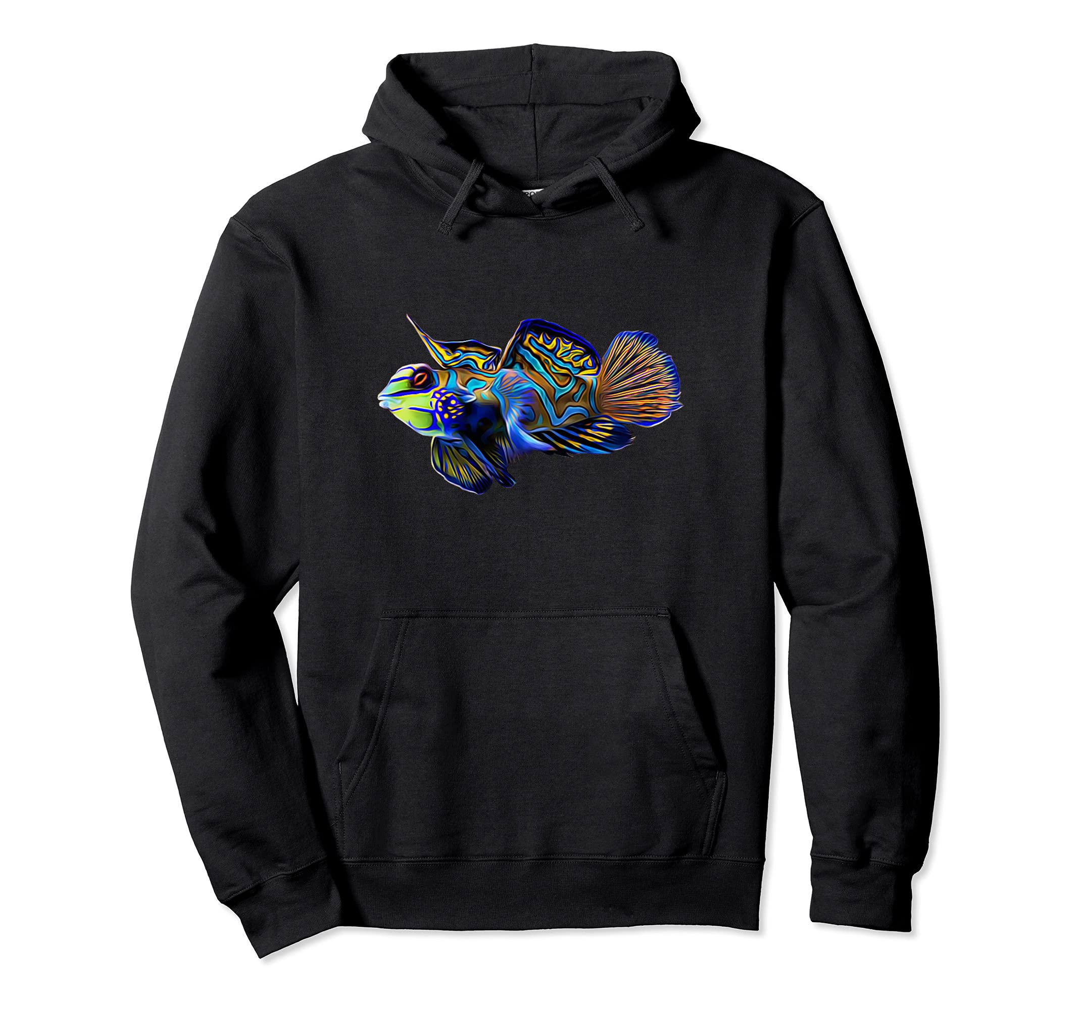 Mandarin Goby dragonet Saltwater reef aquarium fish tank Pullover Hoodie