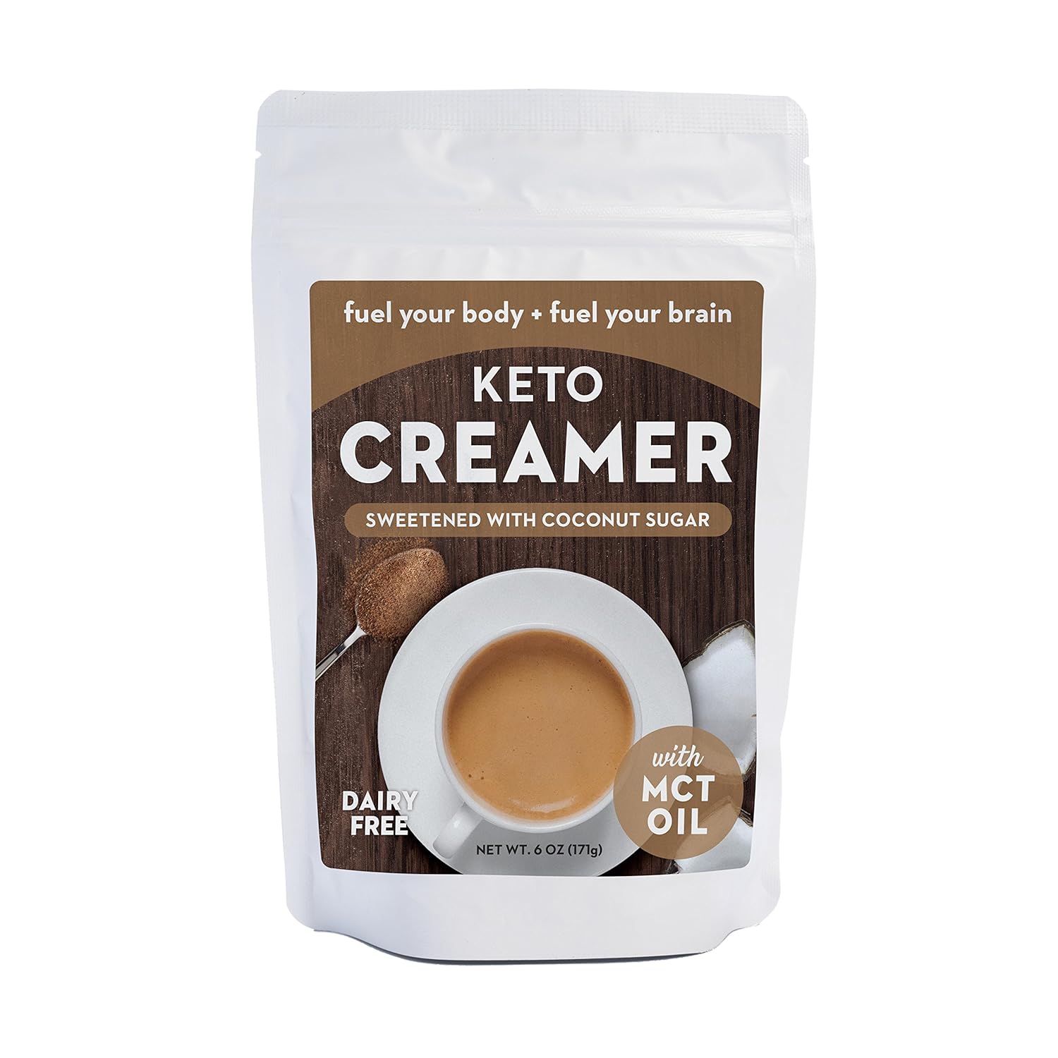Keto Creamer with MCT Oil, Dairy Free Super Creamer Sweetened with
