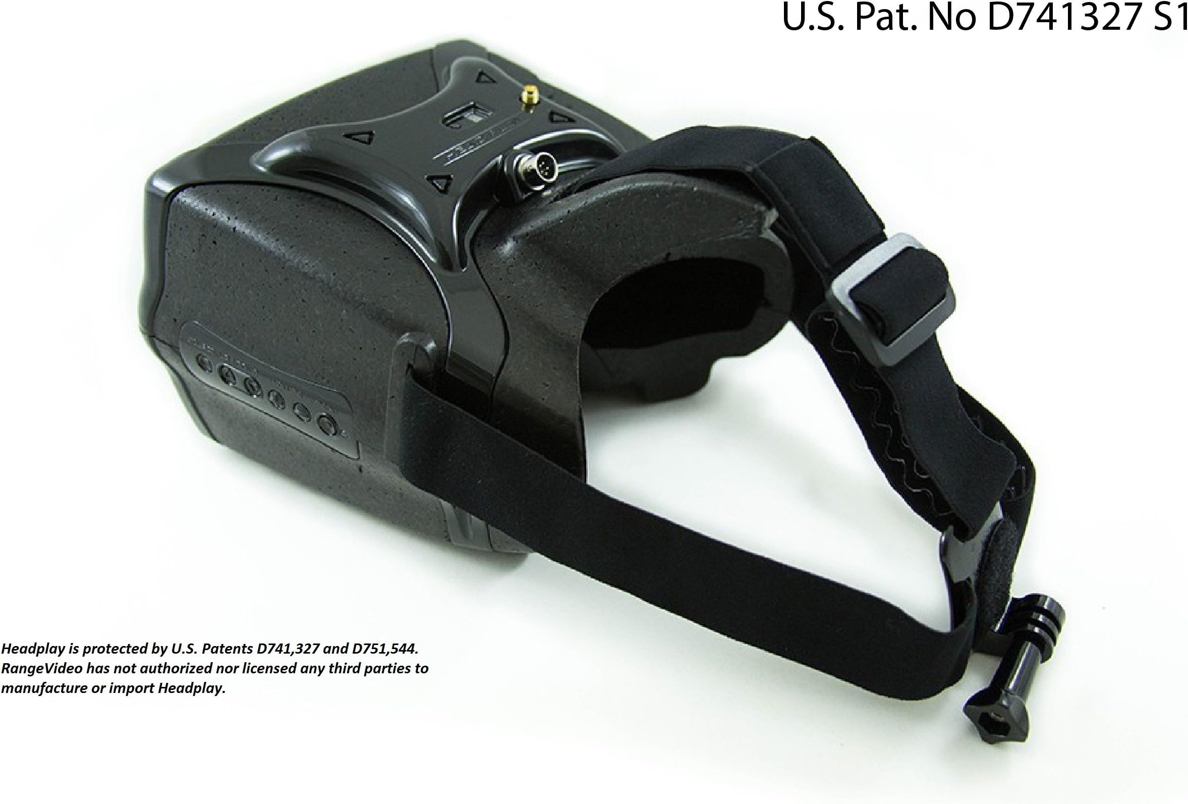 Headplay HD FPV goggles for quad racers (built-in 5.8GHz 40Ch Raceband Receiver)