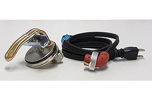 HFM Phillips Engine Block Heater for Case 580E 590E Cummins Diesel Block Heater 4-390 4T-390 4TA-390 6-590 6T-590 (4&6cyl)