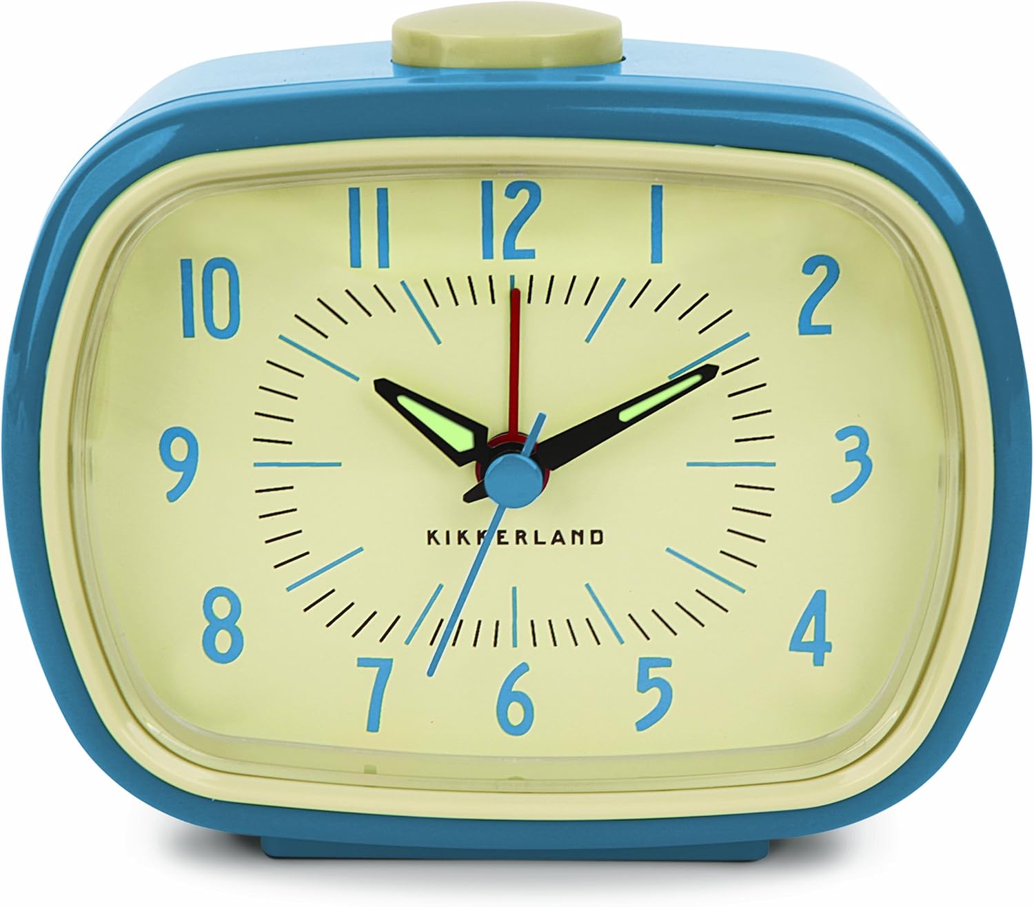 Kikkerland Retro Alarm Clock, Blue Amazon.ca Home & Kitchen