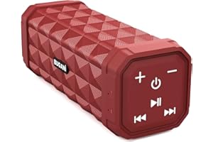 M99 Bluetooth Speaker, BUGANI Wireless Portable Speaker Stereo Sound, IPX5 Speaker, Built-in Microphone 24H Play, Bluetooth 5