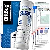 17 in 1 Complete Drinking Water Testing Kit - 100 Strips + 4 Bacteria Tests - Tap and Well Water Test Kit, Easy to Test and R