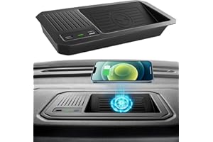 DiffCar for Toyota Tundra Wireless Charger 2024 2023 2022, OEM Car Interior Accessories with USB Port, Wireless Phone Charging Pad for Tundra SR5 Platinum TRD Pro Limited SR 1794 Edition Capstone