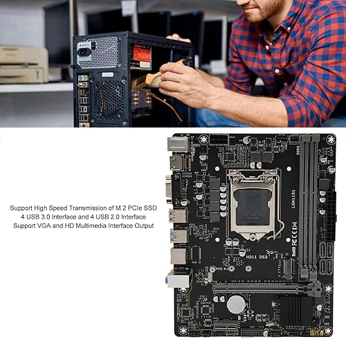 Desktop Motherboard, LGA 1151 Motherboard with DDR3 Slots,