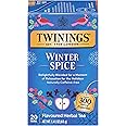 Twinings Winter Spice Herbal Tea Individually Wrapped, 20 Count (Pack of 1), Camomile, Apple, Cinnamon, & Clove, Naturally Caffeine-Free, Enjoy Hot or Iced, 20 Teabags