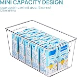 Vtopmart Clear Pantry Organizer Bins 6 Pack with Handles BPA Free view 4