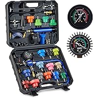 Orion Motor Tech Coolant Pressure Tester Kit, 31pc Master Coolant Vacuum Refill Kit with 23 Radiator Adapters, Radiator Cooli