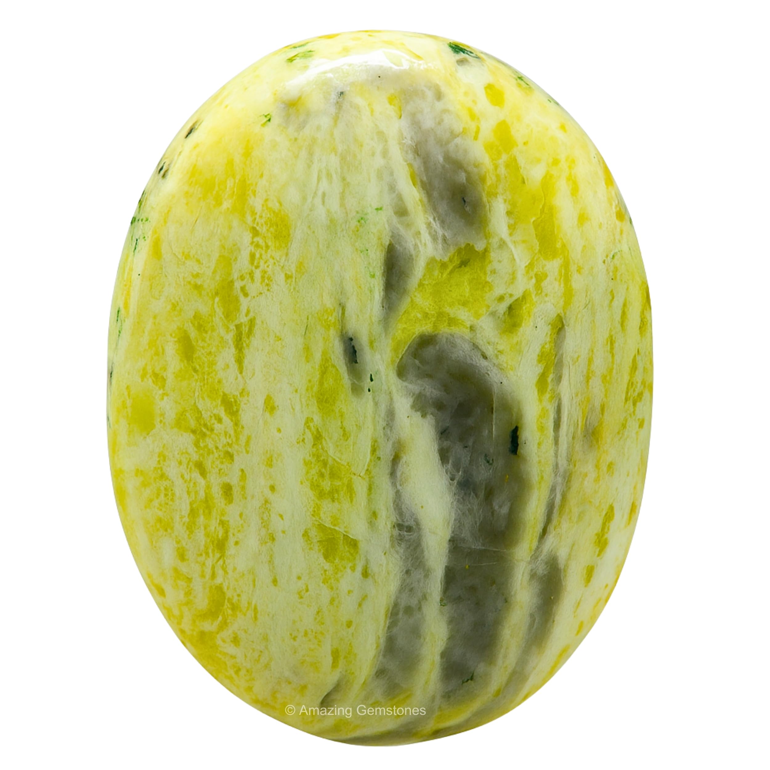 Serpentine Crystals and Healing Stones - Large Palm Stone Crystals Piedra - Crystal for Good Luck, Balanced Positive Energy, Meditation - Unique Stocking Stuffers and Birthday Gifts for Women, Men