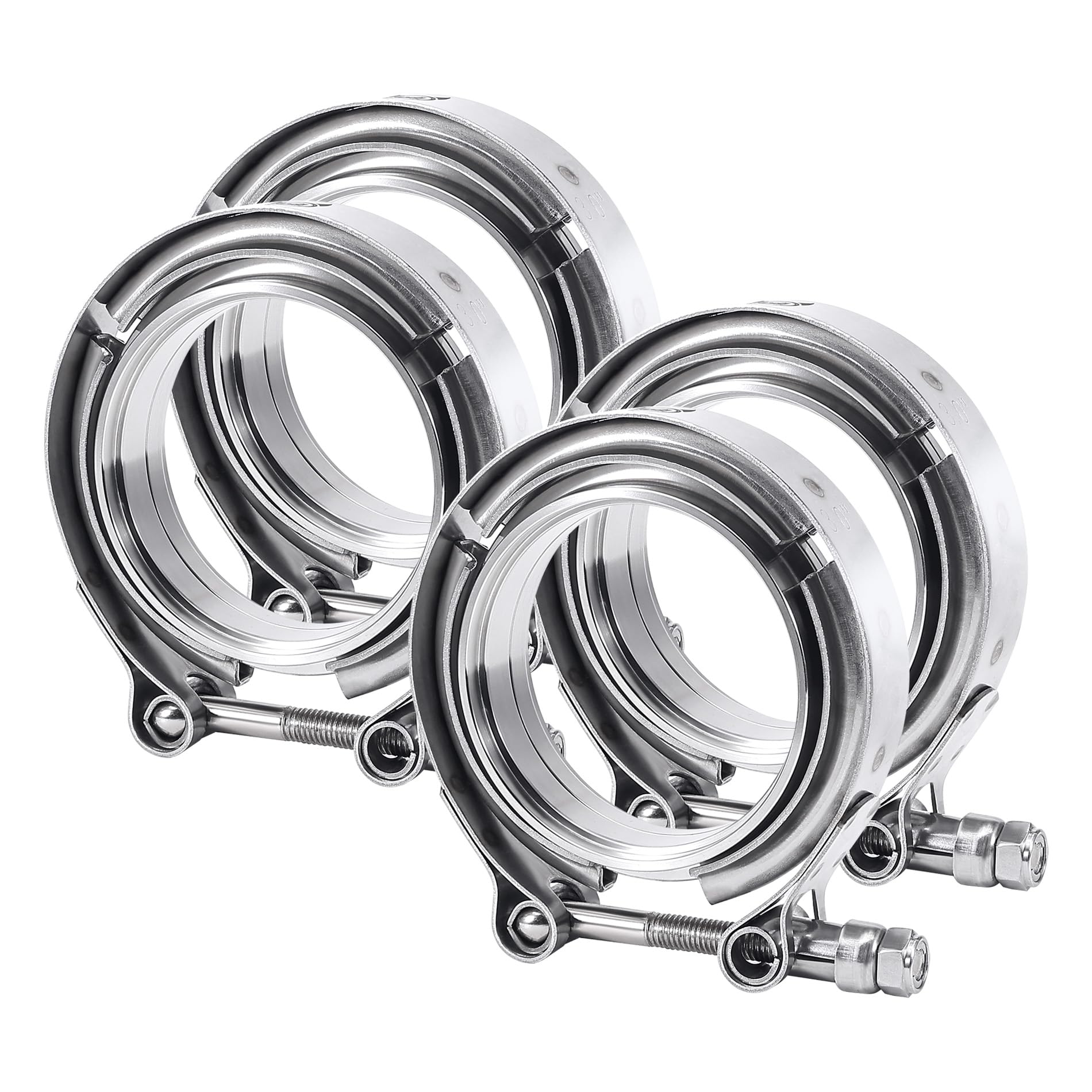 Morsetto A Sgancio Rapido Per Fascette V In Acciaio Inox 304 Da 2.5 A 3 Pollici