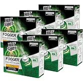 Hot Shot Fogger with Odor Neutralizer, 2 Oz Cans (3 Count), 6 Pack | Kills Hidden Bugs on Contact, Use in Apartments, Homes, Attics, Basements, Cabins &amp; More, Treats 2,000 Cu. Ft., Non-Staining