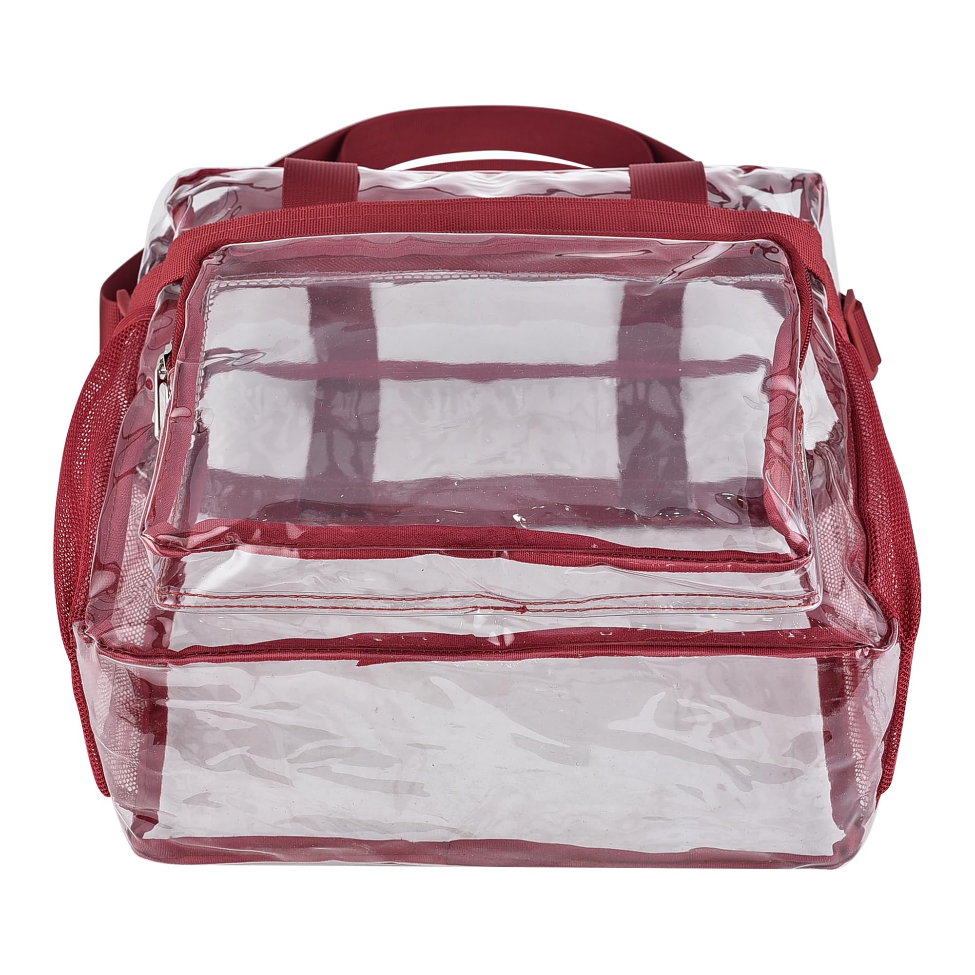 Oraben Clear Tote Bag Clear Bag Stadium Approved 12x6x12 Stadium Bag for Work, Sports Games,Gym