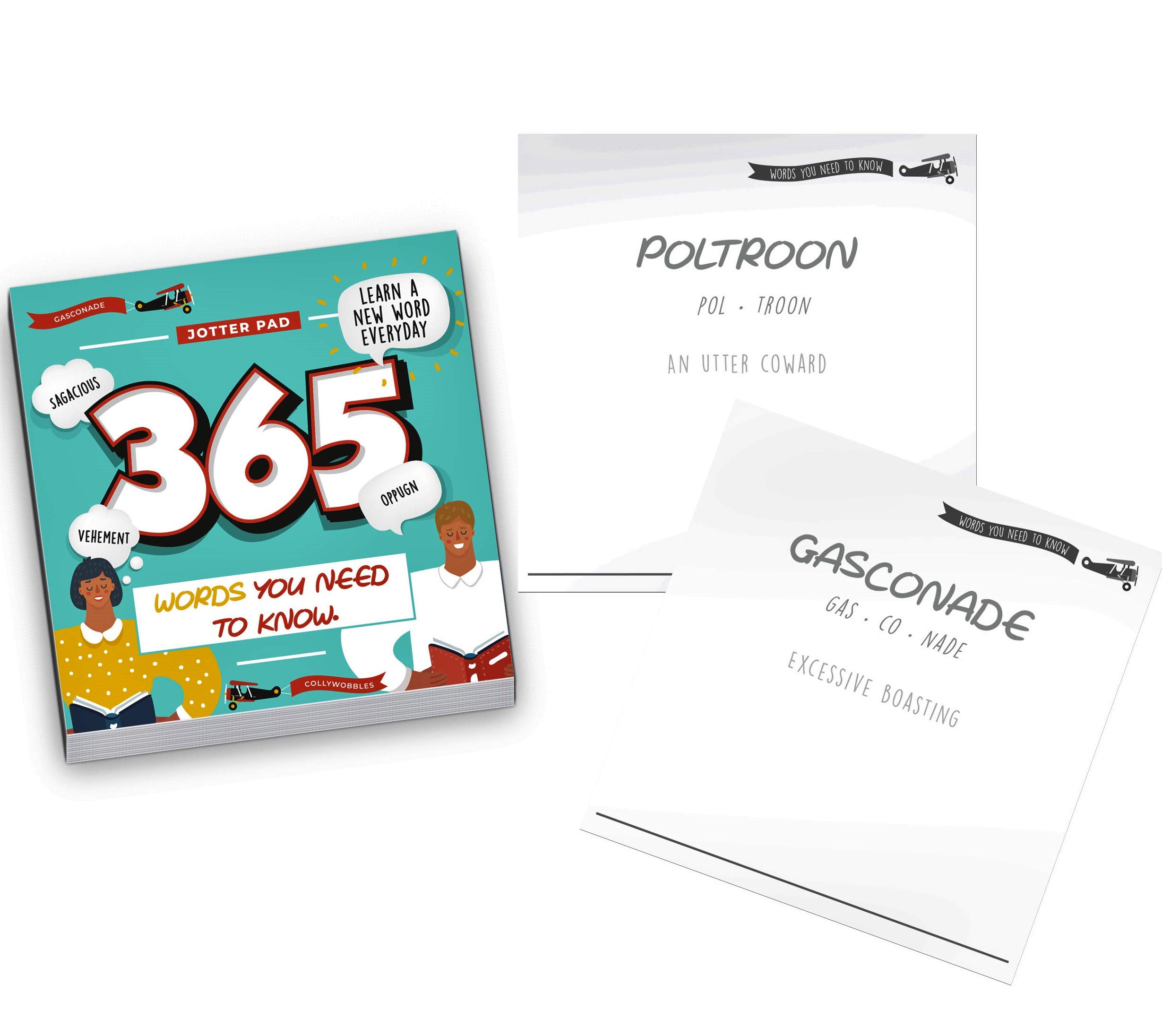 Word A Day 356 Words You Need to Know Jotter Pad