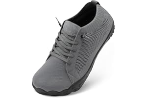 LeIsfIt Women's Barefoot Shoes Slip-On Sneakers Wide Toe Box Minimalist Shoes for Walking Hiking Trail Running