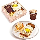 AGRIMONY Funny Breakfast Pancake Socks Box for Men Women Teen Boys - Novelty Fun Funky Crazy Silly Crew Socks