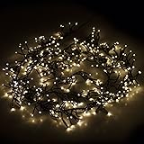 LED Cluster Lichterkette – 8,5 M, 768 Warmweiße LEDs, 8 Effekte, IP44
