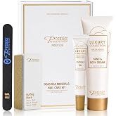 Premier Dead Sea Nail Care Kit, 4-Piece | Strengthening, Nourishing &amp; Shine, Spa-Quality Manicure &amp; Pedicure Set for Women with Dead Sea Minerals