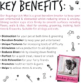 BUGALUGS Lick Mat for Dogs & Cats 2-Pack Food Grade Silicone BPA Free view 3