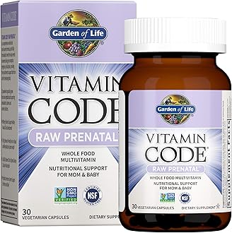 Garden of Life Vitamin Code Raw Prenatal (30 Vegetarian Capsules), 1 Units