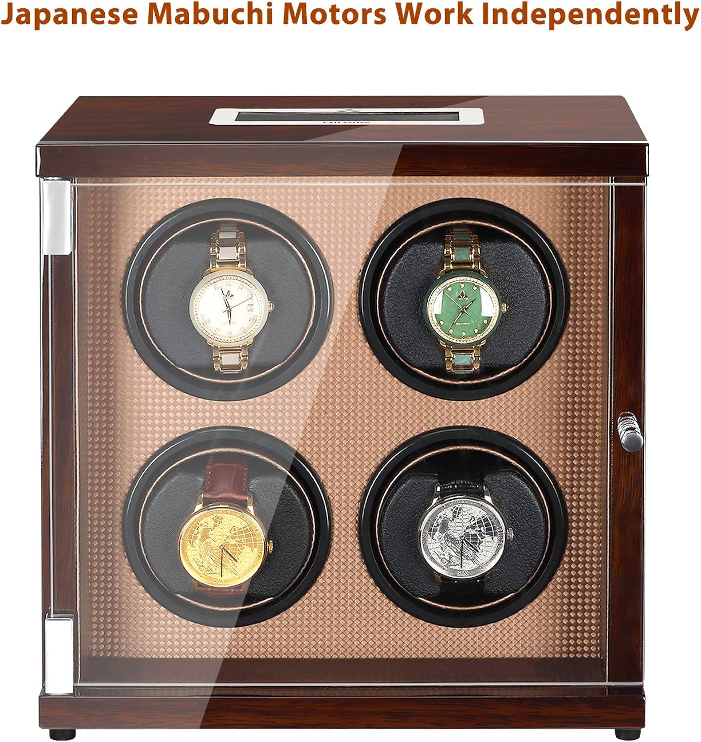 CHIYODA Watch Winder Automatic Wristwatch Winding Box Watches Storage