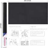 Arthome Black Contact Paper 43.5cm x 1000cm Matte Vinyl Film view 3