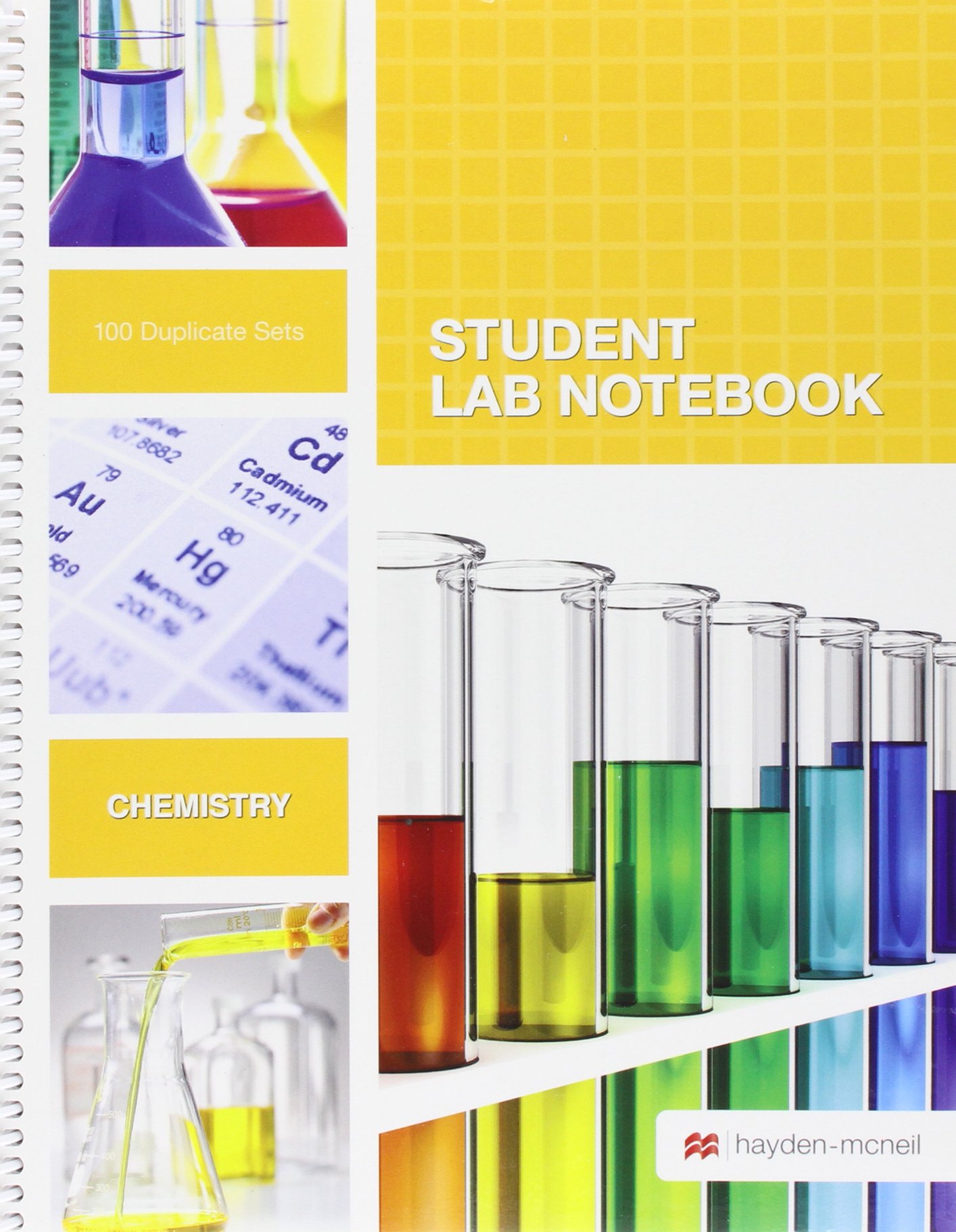 Student Lab Notebook Spiral Bound 100 Carbonless Duplicate Sets