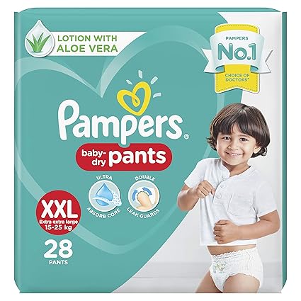 Pampers New Diaper Pants, XXL, 28 Count